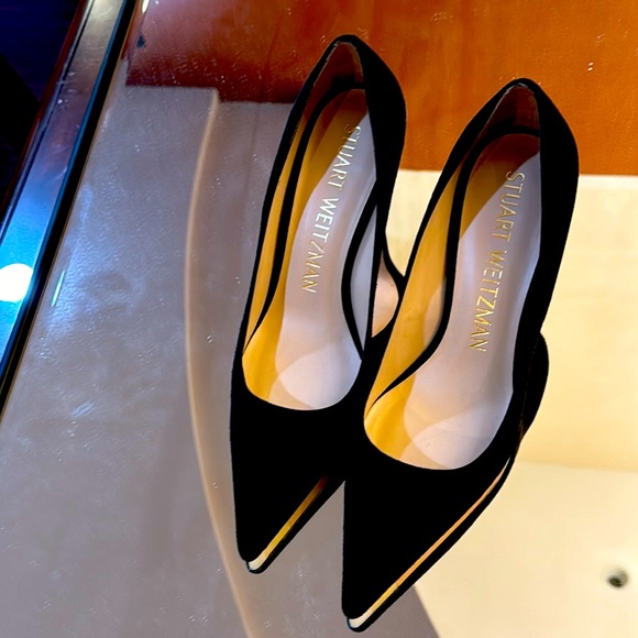 Stuart Weitzman Stuart Pointed-Toe Pumps - Picture 1 of 2